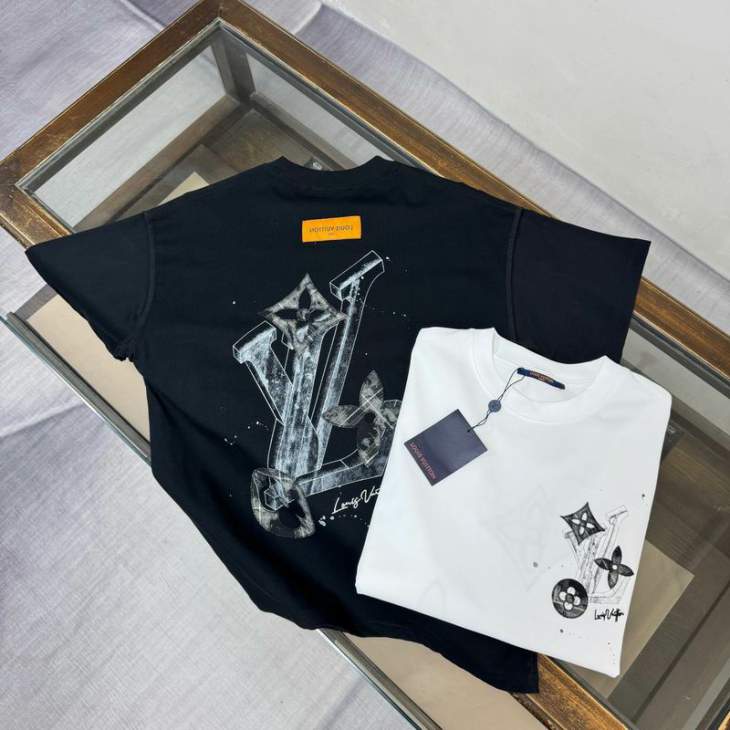 Picture of Louis Vuitton T Shirts Short _SKULVXS-Ltltx2286667